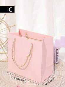 1 chiếc túi quà cưới màu hồng, túi đựng quà sinh nhật, túi đựng mỹ phẩm son môi, túi đựng quà dự tiệc ngày lễ. - I-Hồng - Xem 6