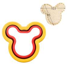 1pc Stainless Steel Sandwich Cutter Mold, Sandwich Bread Mold, Toast Cookie Cutter, Fruit & Vegetable Slicing Knife, Embossing Mold Set - Blue+Yellow - View 16