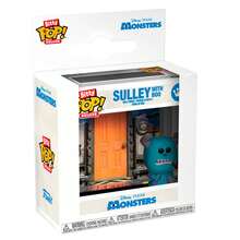 Funko POP! Bitty POP! Deluxe Disney Pixar Monsters - Sulley With Boo - 9cm Collectible Vinyl Figure - Monster Gate Scene - Officially Licensed Product - Gift For Fans And Collectors... - Multicolor - View 2