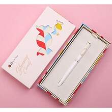 Picasso 620 Yummy Candy Series Pluma estilográfica con caja de regalo blanco punta  0 35 mm - Blanco - Ver 1