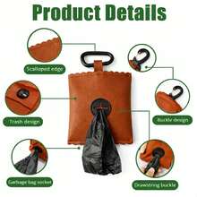 宠物粪便袋收纳架，便携式犬猫粪便袋分发器，宠物用品 - 查看 3