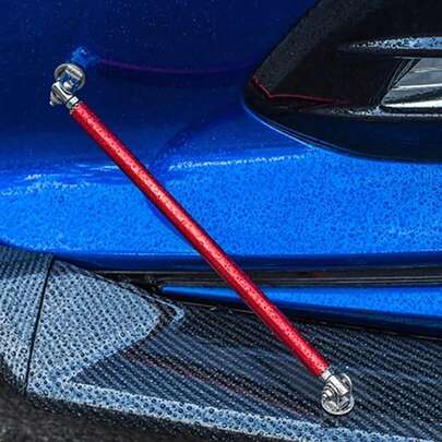 Adjustable Front And Rear Bumper Lip Splitter Rod, Car Decoration Accessories And Fashionable Body Decoration, Aluminum Alloy Front And Rear Bumper Lip Splitter Bracket Kit, Suitable For Car Modification Enthusiasts, Practical Exterior Car Accessories, Car Essentials