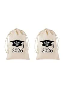 Bộ 10 túi quà dây rút "Khóa 2026" cho mùa tốt nghiệp; Túi dây rút dùng cho tiệc tốt nghiệp; Túi quà trang trí cho mùa tốt nghiệp năm 2026; Túi dây rút - Hoàn hảo cho các bữa tiệc, lễ kỷ niệm tốt nghiệp và quà cảm ơn; Túi quà tốt nghiệp, túi dây rút, túi quà lưu niệm tốt nghiệp - Nhiều màu - Xem 13