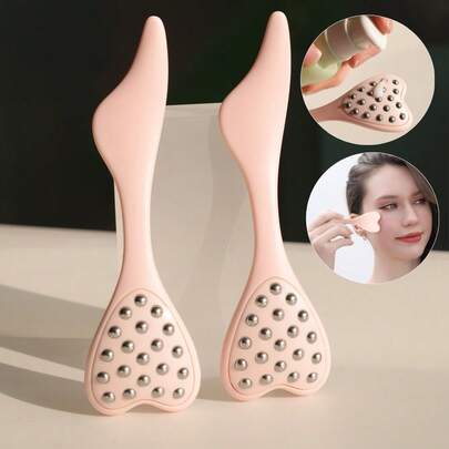 Massage Roller Massage Spoon, Facial Lifting Massage Tool, Skincare Applicator For Eye Mask, Serum, And Essential Oil, Manual Face Lifting Massage Device, Beauty Assistant
