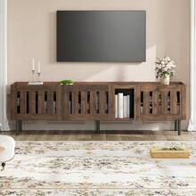 Television Stands & Entertainment Centers - Walnut + MDF - View 6