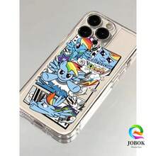 Funda Transparente para iPhone de Rainbow Dash , Genial y Única/Personaje de Moda/Elementos de Anime/Adecuada para Teléfonos Apple y  iPhone11ProMax,12ProMax,13ProMax,14ProMax,15ProMax,16ProMax,17ProMax,iPhoneAir 
   Modelos  Galaxy S20Ultra S21Ultra S22Ultra S26Ultra A34 A54, haga clic para más detalles. - Multicolor - Ver 1