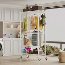 Closet Racks - White - View 3