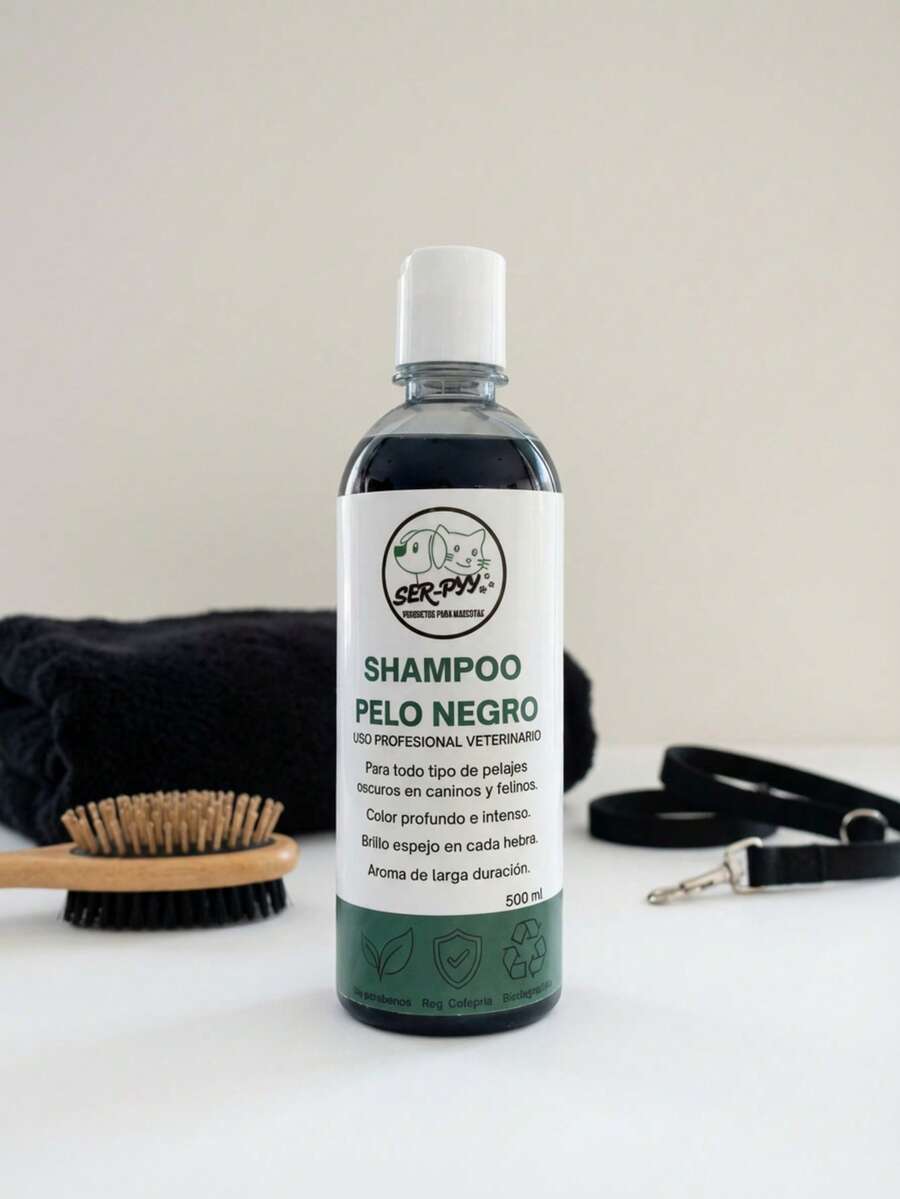 Professional Black Hair Shampoo (Intensifier) - 500ml - View 1