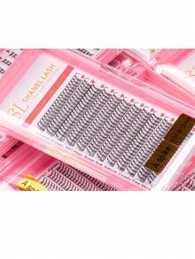 12排228片优质A字型尖刺漫画簇状DIY假睫毛，0.07 J D卷度，8-15mm下睫毛6-7mm，自然纤细，适合动漫角色扮演和亚洲风格，单根假睫毛，适用于日常、派对、化妆等场合。 - 查看 16