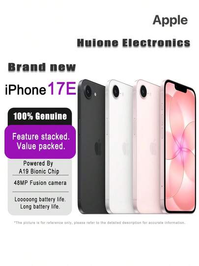 Apple iPhone 17e (A3635) 256GB Smartphone • Dual SIM (fysieke + eSIM) • Lange batterijduur • Uitstekende prijs-prestatieverhouding