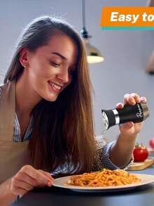 (Set Of 2 Jars) Salt And Pepper Seasoning Jar Set, 4 Ounces (About 113.4 Grams) Glass-Bottom Salt And Pepper Seasoning Jars, With Stainless Steel Lids, Suitable For Kitchen Cooking Tables, RVs, Camping, Barbecues. Seasoning Bottles. Salt And Pepper Bottles - Multicolor - View 7