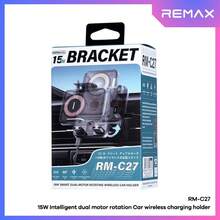REMAX - RM-C27 15W Smart Dual Motor Rotating Wireless Car Holder - A - View 4