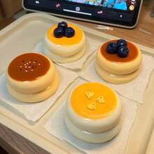 超吸睛逼真食物捏捏樂舒壓玩具 舒芙蕾造型 柔軟壓力紓壓捏捏玩具 - 彩色 - 查看 11