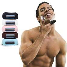 Envie 2 In 1 Finger Shaver Mini Razor & Travel Toothbrush Cover, Compact Portable Design, Multi-Use Personal Care Tool For Easy Storage And Travel - Black - View 3