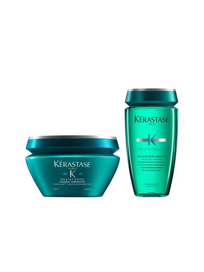 Kérastase [Bundle] Resistance Bain Extentioniste Shampoo 250 Ml + Therapiste Masque Hair Mask 200 Ml