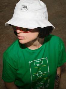 Brazil Team T-Shirt 1994 World Cup Fourth Winning T-Shirt 100% Cotton Unisex Men's Women's Plus Size World Cup - 軍綠色 - 查看 2