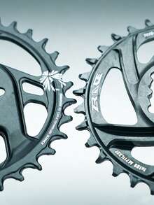 ZRACE 1 X 12s Offset 6mm Direct Mount Chainrings For 3 Screws Direct Mount Crank, Compatible Eagle 28/30/32/34/36T 7075AL - Black - View 5