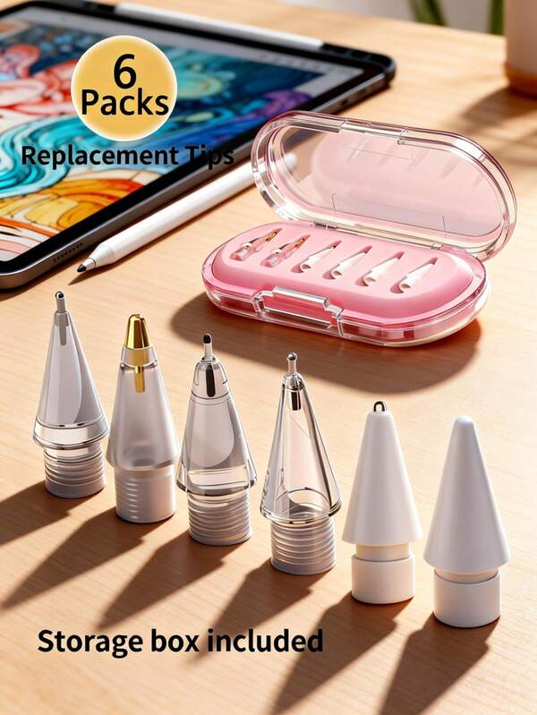 Universal Soft Tip For Apple Pencil 1/2 Pro, Tablet Pen Tip, Compatible With Apple Pencil And Pro Stylus, Great Gift For Mother, Family, Friends On Birthday, Holiday, Also A Pen Accessory