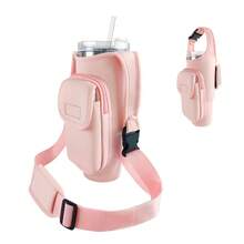 40OZ Wasserflasche Halter Tasche, wasserbeständig, großes Fassungsvermögen, Trägertasche mit Riemen, tragbare isolierende Becherhülle für Frauen und Männer, für Outdoor, Garten, Reiseaccessoires, tragbare Essentials, Strandaccessoires, Abschlusszeit, Abschlussfeier, Abschlussgeschenk, Glückwünsche zum Abschluss, Valediktorian, Schulabschluss, Abschlussparty, Outdoor-Essentials, tragbare Reiseartikel, Wanderessentials, Campingaccessoires, tragbare Werkzeuge, Sommeressentials, tragbare Sommerartikel - Verschiedenfarbig - Übersicht 11