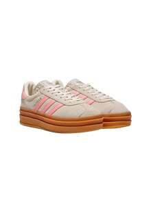 Adidas Gazelle Kids Sneakers Beige/Semi Pink/Cream White JQ7409 - 米色/半粉紅色/奶油白 - 查看 2