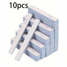 (Optional 80/80, 100/180) Grit Nail Files, Acrylic Nail Sanding Boards, Professional Manicure Tools, Suitable For Home & Salon, Durable Double-Sided - 彩色 - 查看 10