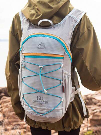 1pc Fashionable Outdoor Hiking Backpack, Cycling Bag, Lightweight Large Capacity Mountaineering Backpack With Multiple Pockets & Compartments, Suitable For Daily Travel, Gift For Men & Women