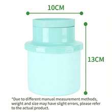 1个硅胶冰格，家用冰桶和制冰器，适用于自制碎冰 - 挤压式冰格 - 淺藍色 - 查看 11