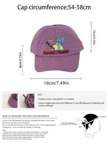 1pc Beaded Letter Soft Top Baseball Cap, Retro American Style Rhinestone Letter, Unisex Casual Adjustable Snapback Hat, Spring/Summer - Multicolor - View 4