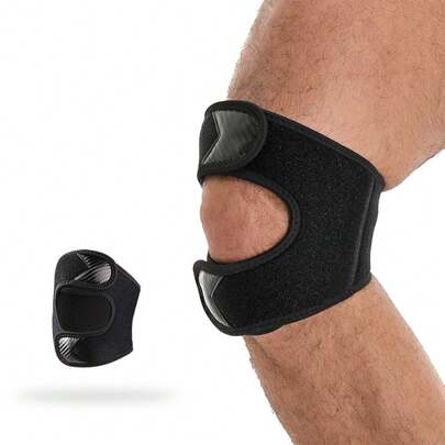 Đai hỗ trợ đầu gối có thể điều chỉnh, dây đeo hỗ trợ xương bánh chè, đai ổn định đầu gối, thích hợp cho thể thao, tập thể dục, leo núi, chạy bộ.