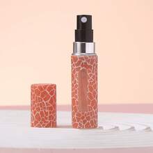 J·FOCUS 可重复灌装香水喷雾器，裂纹图案便携式香水喷雾瓶，底部按压泵设计，防漏设计，方便旅行携带，口袋大小的香水喷雾器，男女皆宜，非常适合外出使用，情人节完美礼物 - 查看 4