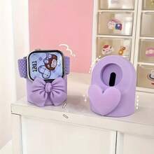 Đế sạc silicon hình nơ dễ thương, 1 chiếc, tương thích với Apple Watch, đế sạc silicon tương thích với Apple Watch Series 10/9/8/7/6/SE/Ultra, quà tặng mùa xuân. - Nhiều màu - Xem 7