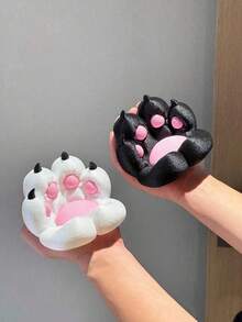 1个可爱猫咪元素不对称手机支架，萌萌的猫爪造型手机/平板电脑支架，舒适支架，家居装饰，观看节目的理想之选，春季生日周年纪念礼物 - 彩色 - 查看 6