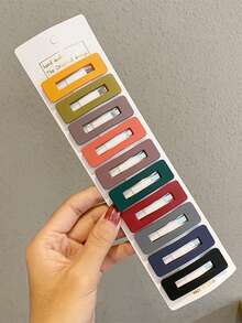 30pcs Women's Bangs & Side Hair Clips, Suitable For Casual Daily Use - Multicolor - View 4