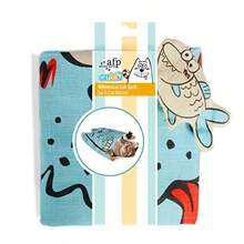 ALL FOR PAWS Collapsible Cat Sack Cat Tunnel Crinkly Cat Fun Tunnel for Rabbits Kittens Ferrets Pet Paper House - como en la foto - Ver 2