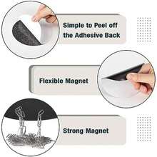 Mr. Pen Round Magnets - 20 Pcs, 4" Magnetic Sheets, Craft Magnets - / - View 4