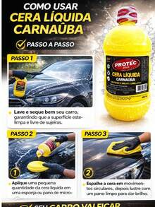 Liquid Carnauba Wax Finishing Touch Shine 500ml Protec Plus - A - Xem 2