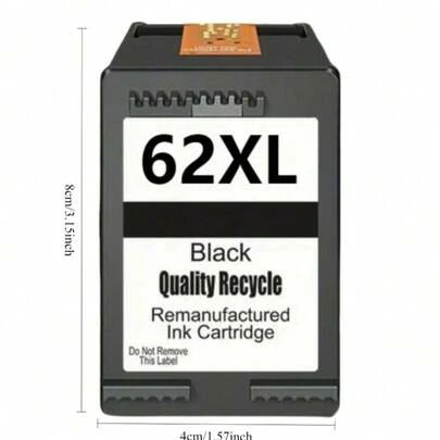 Reemplazo de cartucho de tinta negra 62XL para impresoras OfficeJet 250, 200, 5740 y 8040, 62 XL ...