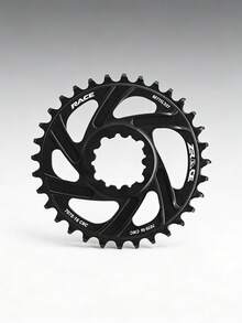 ZRACE 1 X 12s Offset 6mm Direct Mount Chainrings For 3 Screws Direct Mount Crank, Compatible Eagle 28/30/32/34/36T 7075AL - Black - View 4