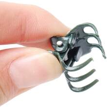 50pcs Plastic Garden Clips, Deep Green Vine Support Clips, Plant Clips, Orchid Stem Clips, Gardening Tools - 50pcs - View 5