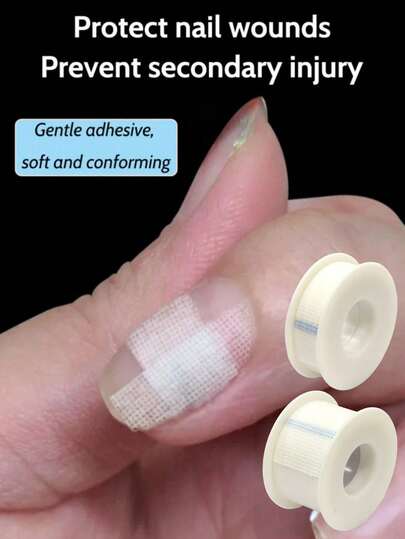Ống bảo vệ móng tay chống thấm nước, thoáng khí dài 4,5m, được làm từ chất liệu thoáng khí, giúp tăng cường bề mặt móng để ngăn ngừa gãy vỡ, có nhiều kích cỡ khác nhau, là dụng cụ chăm sóc và phục hồi móng thiết yếu.