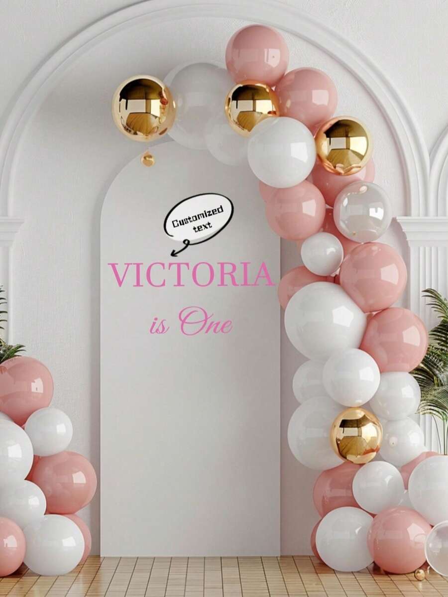 Custom Name & Age Party Signage Decal, Personalized Birthday ...