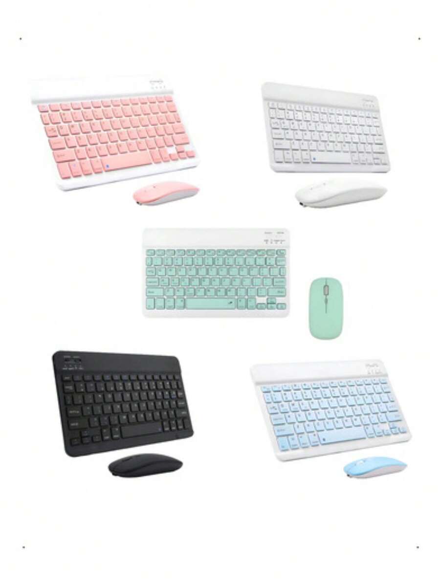 Aportex Wireless Bluetooth Keyboard And Mouse Kit - Ultra Thin And Lightweight - 查看 1