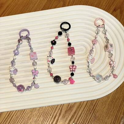 SANRIO Cute & Sweet Accessory, Phone Charm, Lovely Gift, Bag Charm, Girly Decor, Delicate Gift, Ideal For Girlfriend Or Friend, Designed Gift