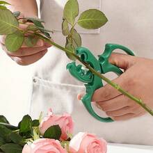 1pc Floral Scissors, 2-In-1 Flower Stem Trimmer, Stainless Steel Gardening Shears, Rose Thorn Stripper, Suitable For Florists, Floral Arrangement Scissors - Multiple Styles - View 9