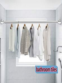 Thanh treo đồ bằng thép không gỉ dạng ống lồng, giá đỡ chậu rửa dưới bồn rửa, thanh treo quần áo trong tủ quần áo, thanh treo rèm tắm. - cột kính thiên văn - Xem 3