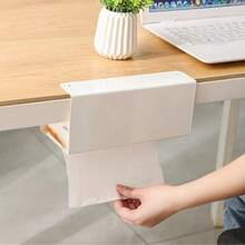 1pc Adhesive Tissue Paper Holder, Space-Saving, Suitable For Cabinet, Drawer, Simple & Easy To Use For Home, Office, Kitchen, Smooth Surface - Multicolor - View 7