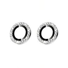 3 miếng dán bảo vệ ống kính camera đính đá nhiều màu sắc tương thích với Apple 17/17Air/17pro/17promax/16/16pro/16plus/16promax/16 14 Pro 6.1 Inch /14 Pro Max 6.7 Inch, Kính cường lực đính đá nhân tạo sáng bóng, bảo vệ camera tương thích với Apple 14 Pro Max /14 Pro/15/15Promax/15Pro [Vừa khít] - Đá nhân tạo nhiều màu sắc, thích hợp sử dụng hàng ngày, văn phòng, nhà. Bảo vệ camera điện thoại hàng ngày, văn phòng, nhà, chống nước, chống sốc, chống rơi, chống trầy xước. - Bạc - Xem 5