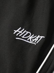 Quần ống đứng thời trang nam, quần thể thao đa năng, quần dài rộng rãi thoải mái. - màu đen - Xem 5