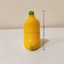 A Ceramic Toothpick Storage Box In The Shape Of A Banana And Mushroom With A Lid, Suitable For Personalized Toothpick Boxes On The Living Room Table, As Well As Decorative Storage Boxes For The Tabletop, Dust-Proof And Moisture-Proof Toothpick Box And Floss Box. - View 3