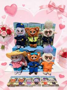 Dolls - Cute Judy Hopps And Nick Wilde Toys With Interchangeable Outfits, Cartoon Collectibles Suitable For Students And Fans (Random Delivery) - Zootopia - View 2